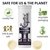 Foaming Handwash Tablet with Neem & Aloe Vera - Starter Kit - French Lavender
