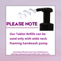 Foaming Handwash Tablet with Neem & Aloe Vera - Starter Kit - French Lavender