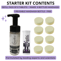 Foaming Handwash Tablet with Neem & Aloe Vera - Starter Kit - French Lavender