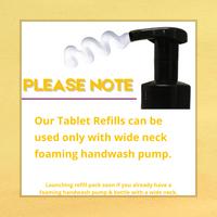Foaming Handwash Tablet with Neem & Aloe Vera - Starter Kit - Fresh Lemon