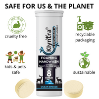 Foaming Handwash Tablet with Neem & Aloe Vera - Starter Kit - Ocean Breeze