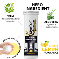 Foaming Handwash Tablet with Neem & Aloe Vera - Starter Kit - Fresh Lemon