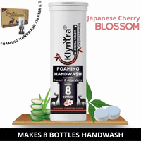 Foaming Handwash Tablet with Neem & Aloe Vera - Starter Kit - Japanese Cherry Blossom