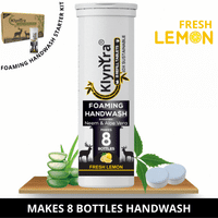 Foaming Handwash Tablet with Neem & Aloe Vera - Starter Kit - Fresh Lemon