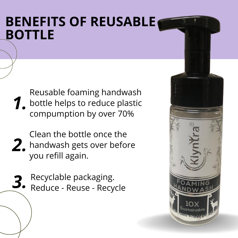 Foaming Handwash Tablet with Neem & Aloe Vera - Starter Kit - French Lavender